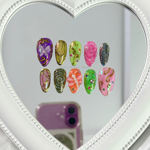 Fairy Garden ♡ Press-on Nails