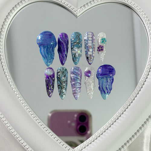 Jellyfish Disco ♡ Press-on Nails