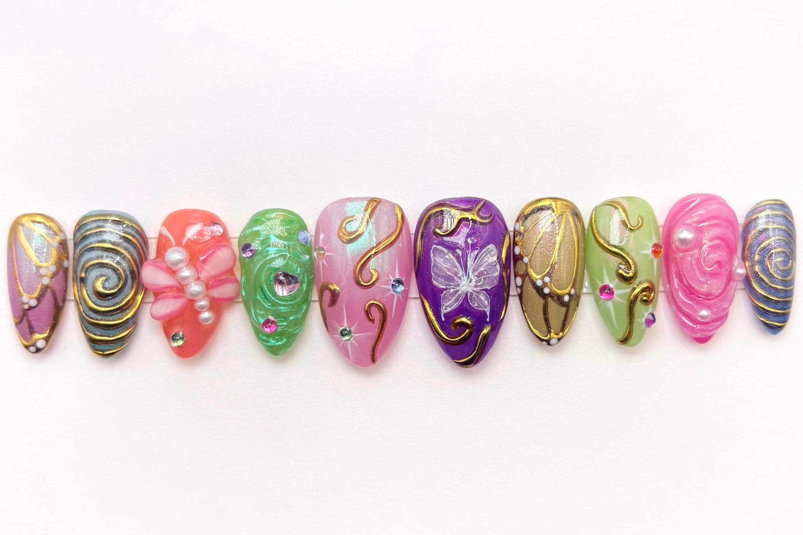 Fairy Garden ♡ Press-on Nails