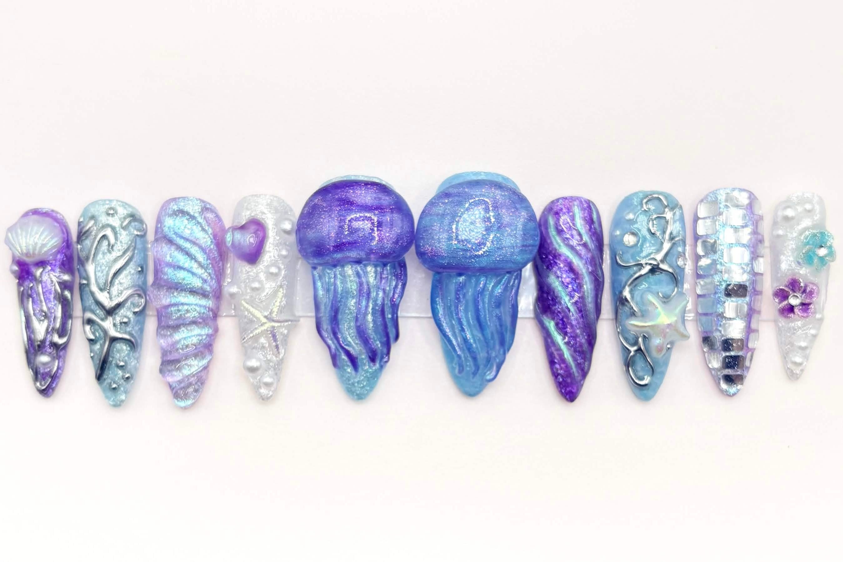 Jellyfish Disco ♡ Press-on Nails